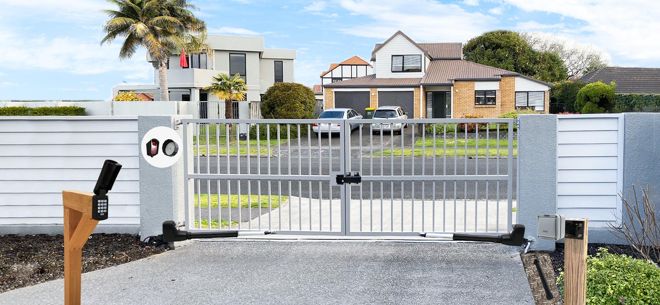 swing gate opener, shop the look, pair with accessories to complete your gate system
