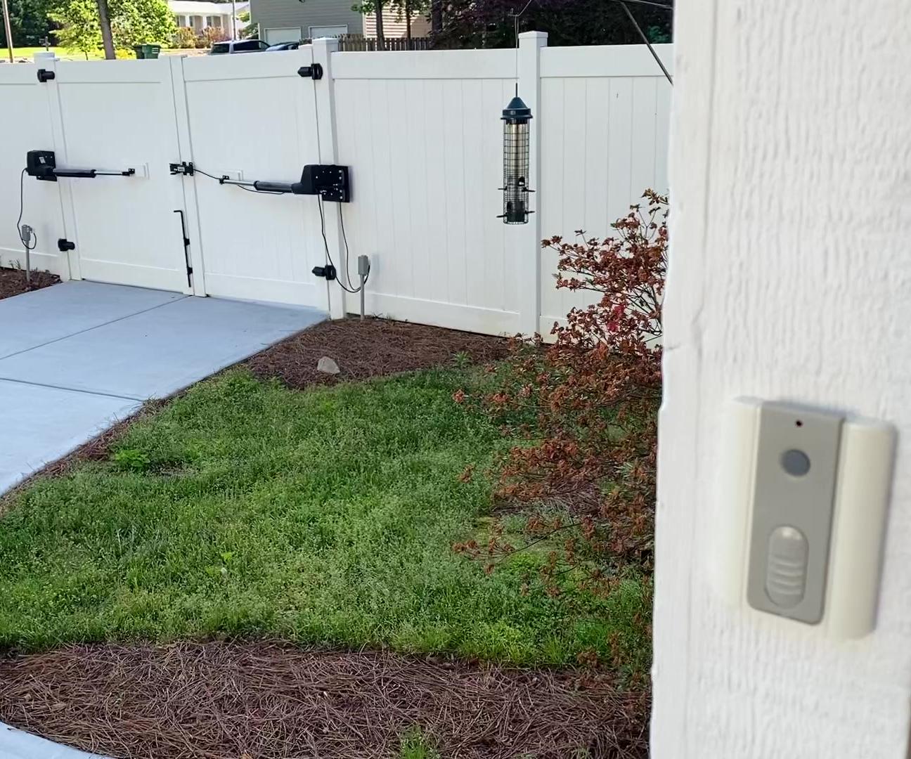 TC173 Wireless Push Button Remote Control Transmitter for Gate Opener in real life