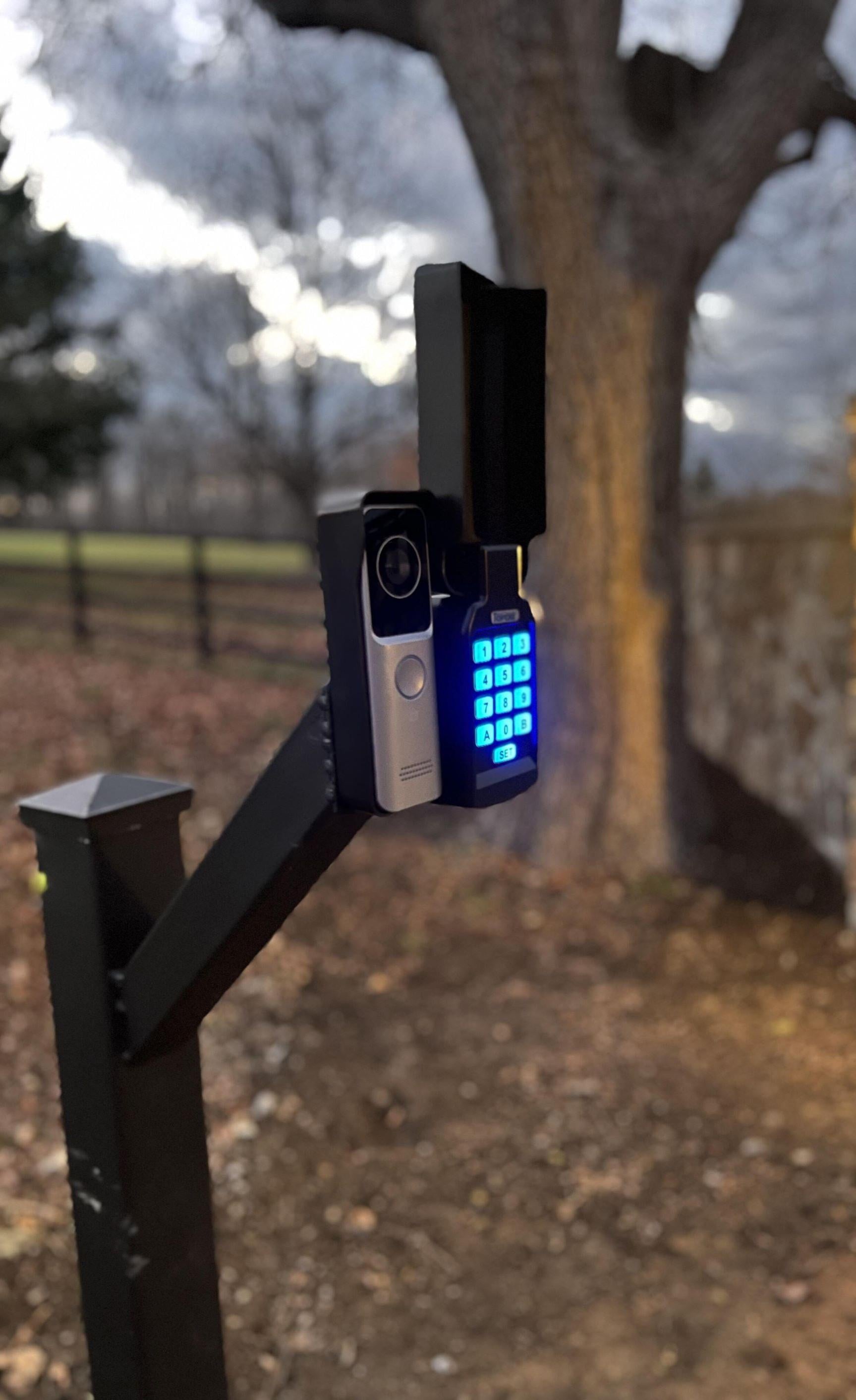 TC188 Universal Wireless Gate Opener Keypad in real life